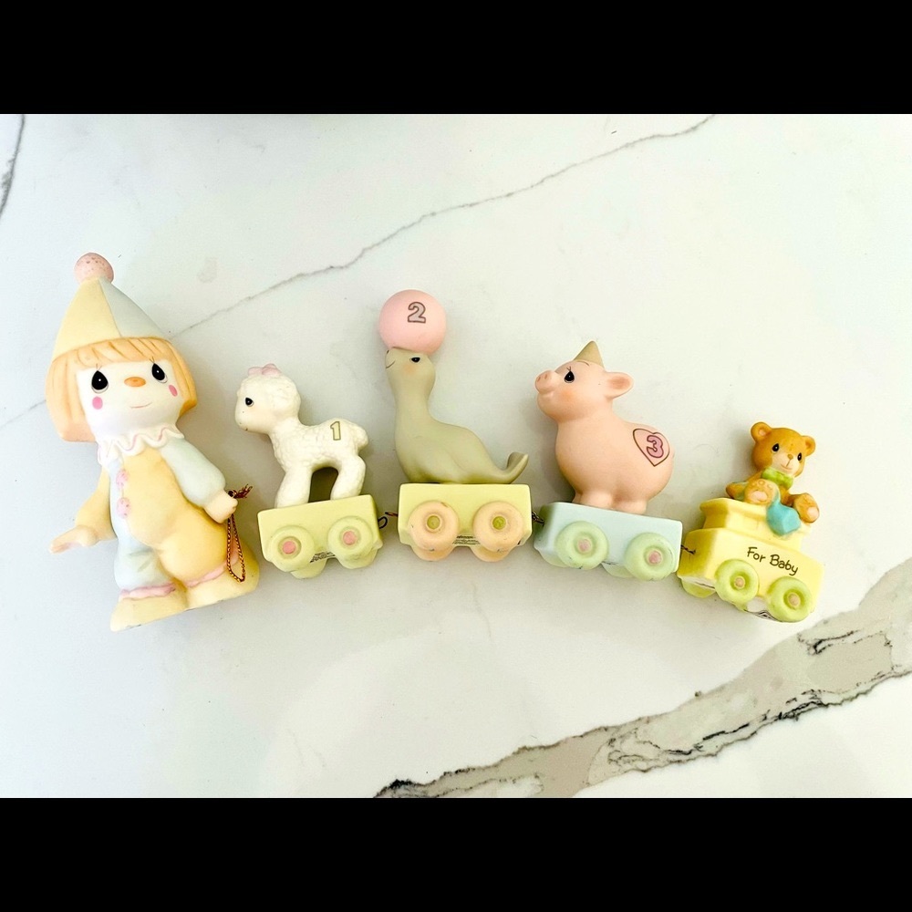 Precious Moments Birthday Train 1-3 (5 total)